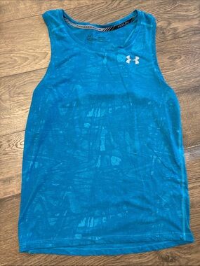 Under Armour Teal-Blue Athletic Tank Top